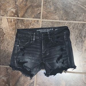 Black American Eagle Shorts